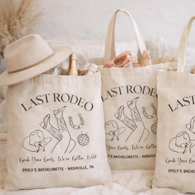Bolsa Tote Last Rodeo Bachelorette | Bachelo Ocide (Criador carregado)