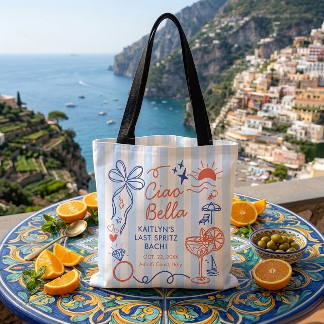 Bolsa Tote Last Spritz Amalfi Coast Bachelorette Party (Criador carregado)