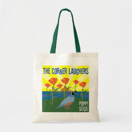Bolsa Tote Laughers de canto - sementes de papoila