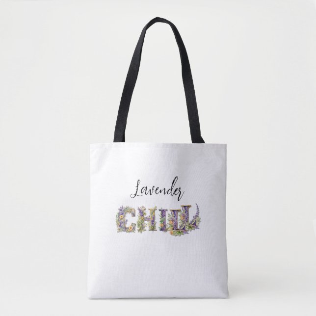 Bolsa Tote Lavanda Chill (Frente)