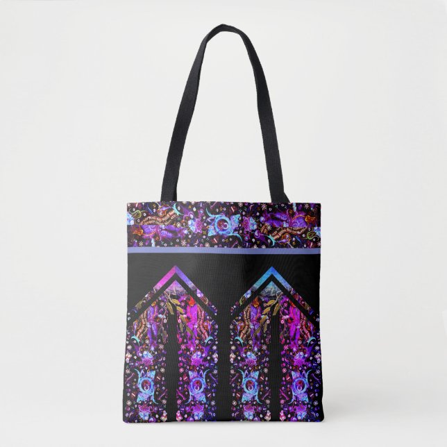 Bolsa Tote Lavanda de iluminação (Frente)