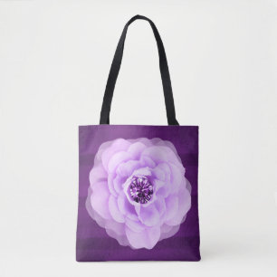 Bolsa Tote Lavanda Diamond Roxo Grunge