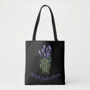 Bolsa Tote Lavanda, jardinagem