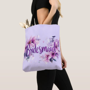 Bolsa Tote Lavanda Rosa de Bridesmaid
