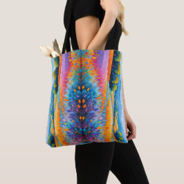 Bolsa Tote Lavande Serenité. Provença de Paisagem Ampla