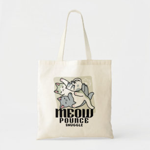 Bolsa Tote Lazer - Design de Gatos Preguiçosos