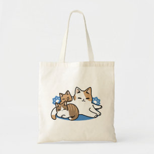 Bolsa Tote Lazer - Design de Gatos Preguiçosos