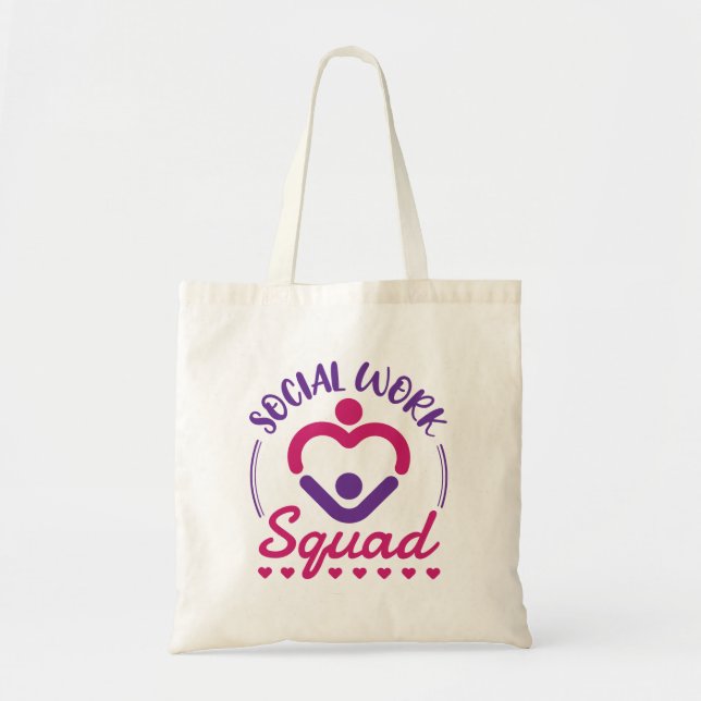 Bolsa Tote LCSW (Trabalho Social Esquadrão) (Frente)