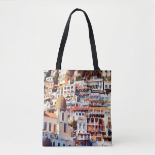 Bolsa Tote ldp POSITANO - cidade - Papais noeis da igreja Mar
