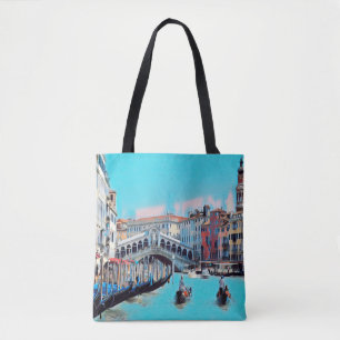 Bolsa Tote ldp VENICE - gondolas - rialto -