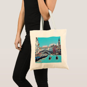 Bolsa Tote ldp VENICE - gondolas - rialto -