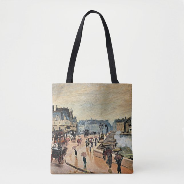 Bolsa Tote Le Pont Neuf por Claude Monet (Frente)
