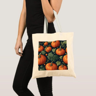Bolsa Tote Leafy Pumpkin Patch