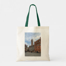 Bolsa Tote Leaning Bell Tower of Santo Stefano Venice Italy