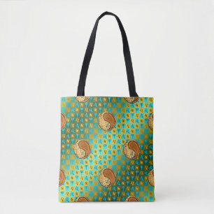 Bolsa Tote Leão & Cão de Madeira