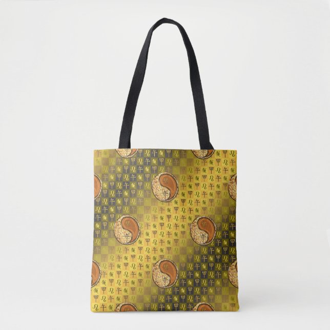 Bolsa Tote Leão & Cavalo de Madeira (Frente)