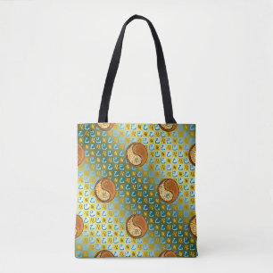 Bolsa Tote Leão & Cobra de Madeira