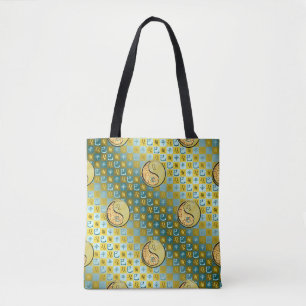 Bolsa Tote Leão & Cobra de Metal