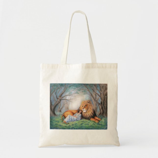 Bolsa Tote Leão e mim (Frente)