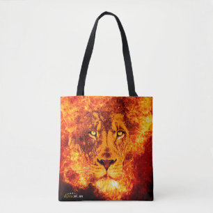 Bolsa Tote Leão Flamejante de Judah