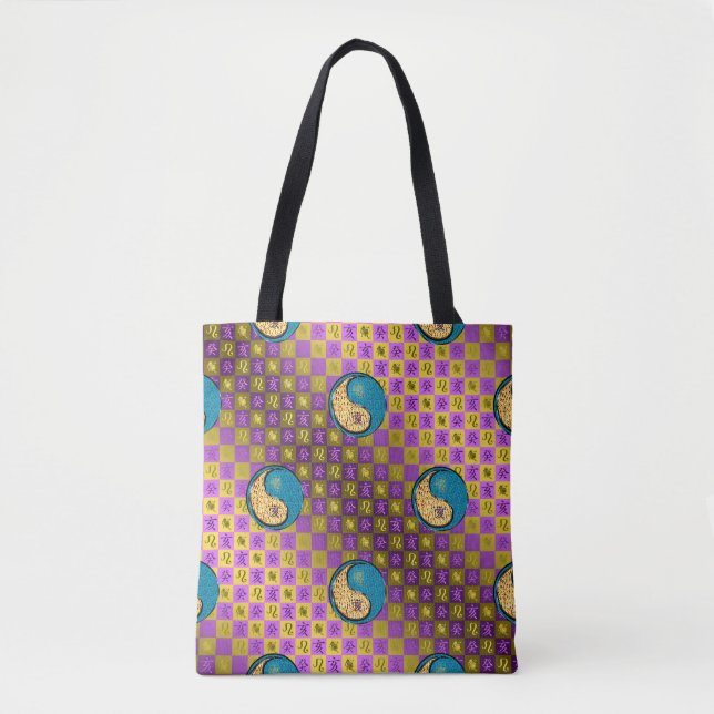 Bolsa Tote Leão & Javali de Água (Frente)