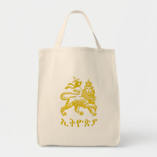 Bolsa Tote Leão Judá Haile Selassie I Jah Rastafari ELE