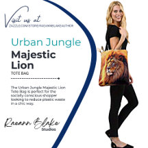 Bolsa Tote Leão Majestoso da Selva Urbana
