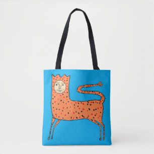 Bolsa Tote Leão Primitivo Inglês do século XVIII