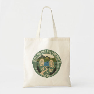 Bolsa Tote Leave Nothing But Footprints