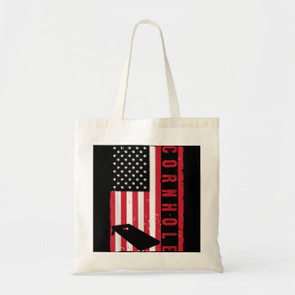Bolsa Tote Legal Cornhole Art Men American Flag Corn Hol