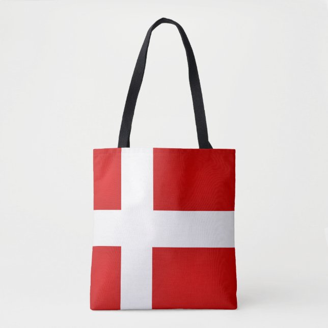 Bolsa Tote Legal Dinamarca Flag Fashion (Frente)