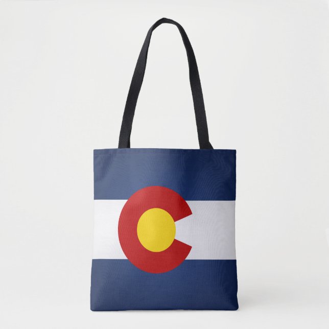 Bolsa Tote Legal Estado De Colorado Flag Fashion (Frente)
