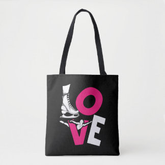 Bolsa Tote legal eu adoro bondade de patinar garotos e presen