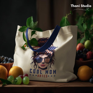 Bolsa Tote Legal Mãe Vota Vintage Mensageira Eleição De Cabel