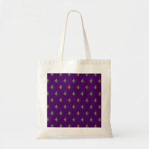 Bolsa Tote Legal Mardi Gras Fleur de Lis