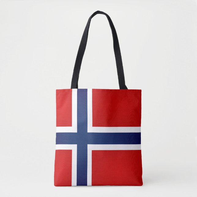 Bolsa Tote Legal Noruega Flag Fashion (Frente)