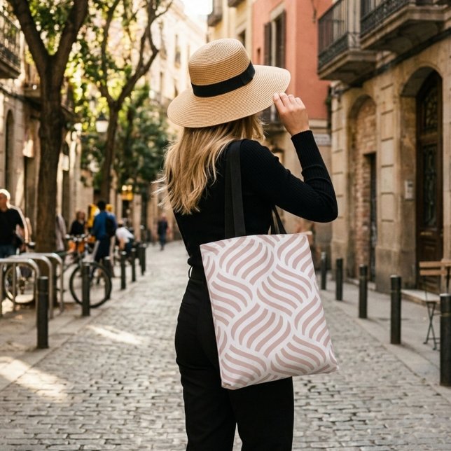Bolsa Tote Legal pasta rosa, adorável saco de compras (Criador carregado)