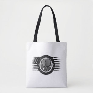 Bolsa Tote Legal Pickleball Sport USA Grunge Flag - Picklebal