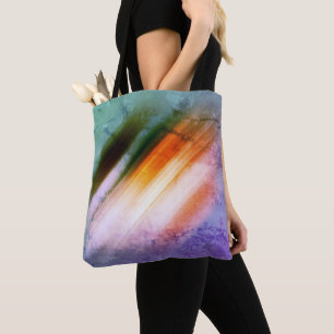 Bolsa Tote Legal Roxo Roxo Azul Laranja Amarelo