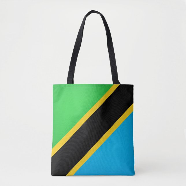 Bolsa Tote Legal Tanzânia Flag Fashion (Frente)