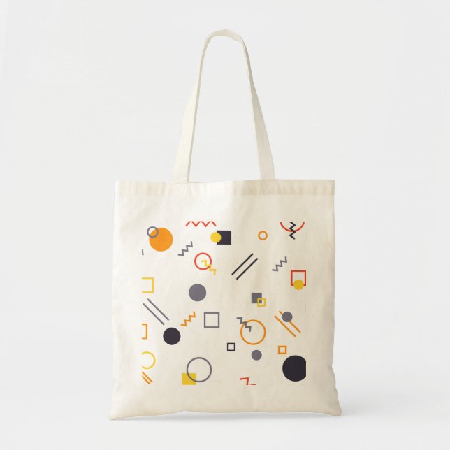 Bolsa Tote Legal, única, moderna, ilustração de abstrato urba (Frente)