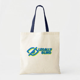 Bolsa Tote Legalmente cego - Reconhecimento de símbolos
