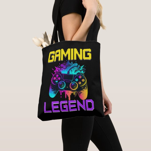 Bolsa Tote Legenda de jogos (Close Up)