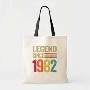 Bolsa Tote Legenda de presentes de 40 anos desde 1982 - 40º 