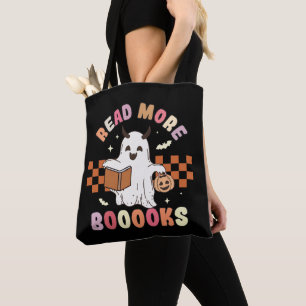 Bolsa Tote Leia mais livros Amantes do livro de Halloween