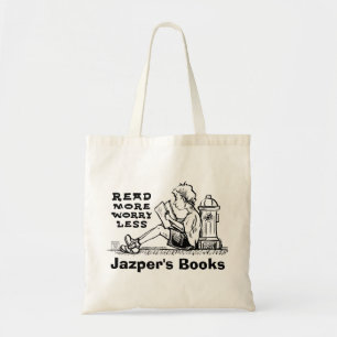 Bolsa Tote Leia Mais Preocupada Menos Meninos Lendo A Folha D