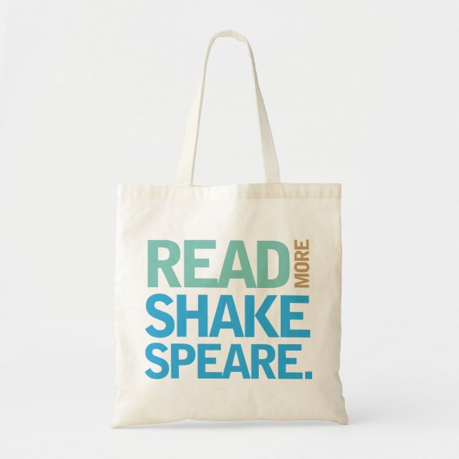 Bolsa Tote Leia mais Shakespeare (Frente)
