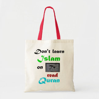 Bolsa Tote Leia o Corão para aprender o Islão