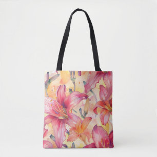 Bolsa Tote Leilões Amarelos Rosa