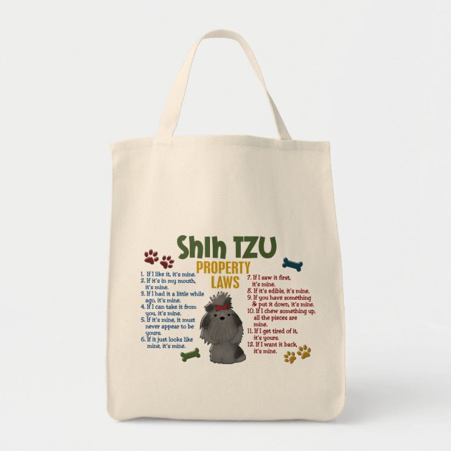 Bolsa Tote Leis 4 da propriedade de Shih Tzu (Frente)